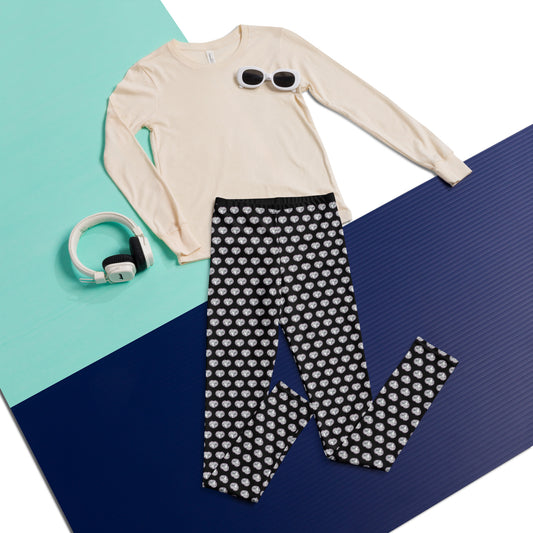 Diamond Heart Youth Leggings