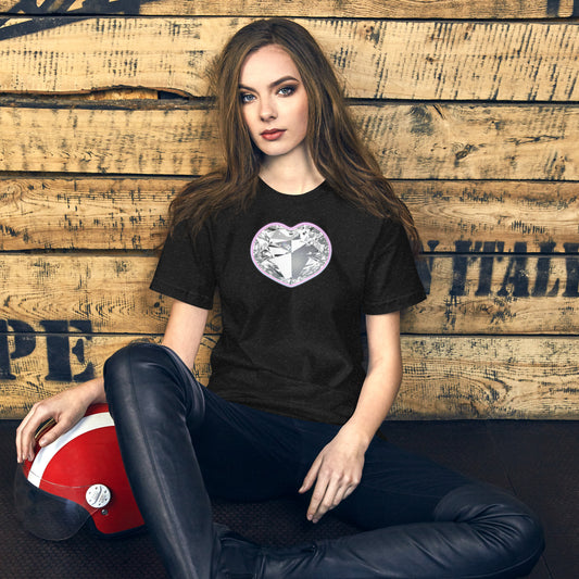 Diamond Heart Unisex t-shirt