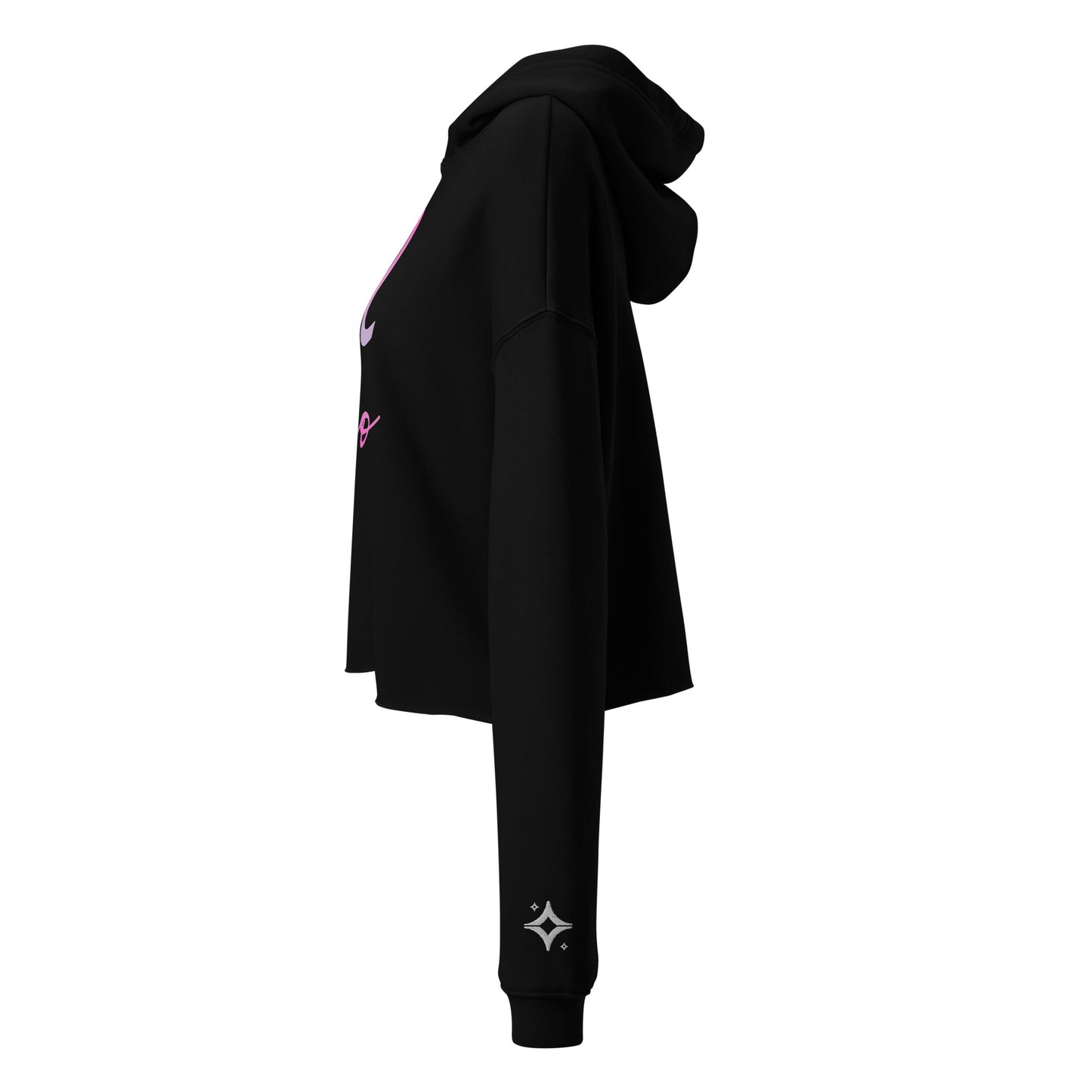 Leo Cosmic Crop Hoodie