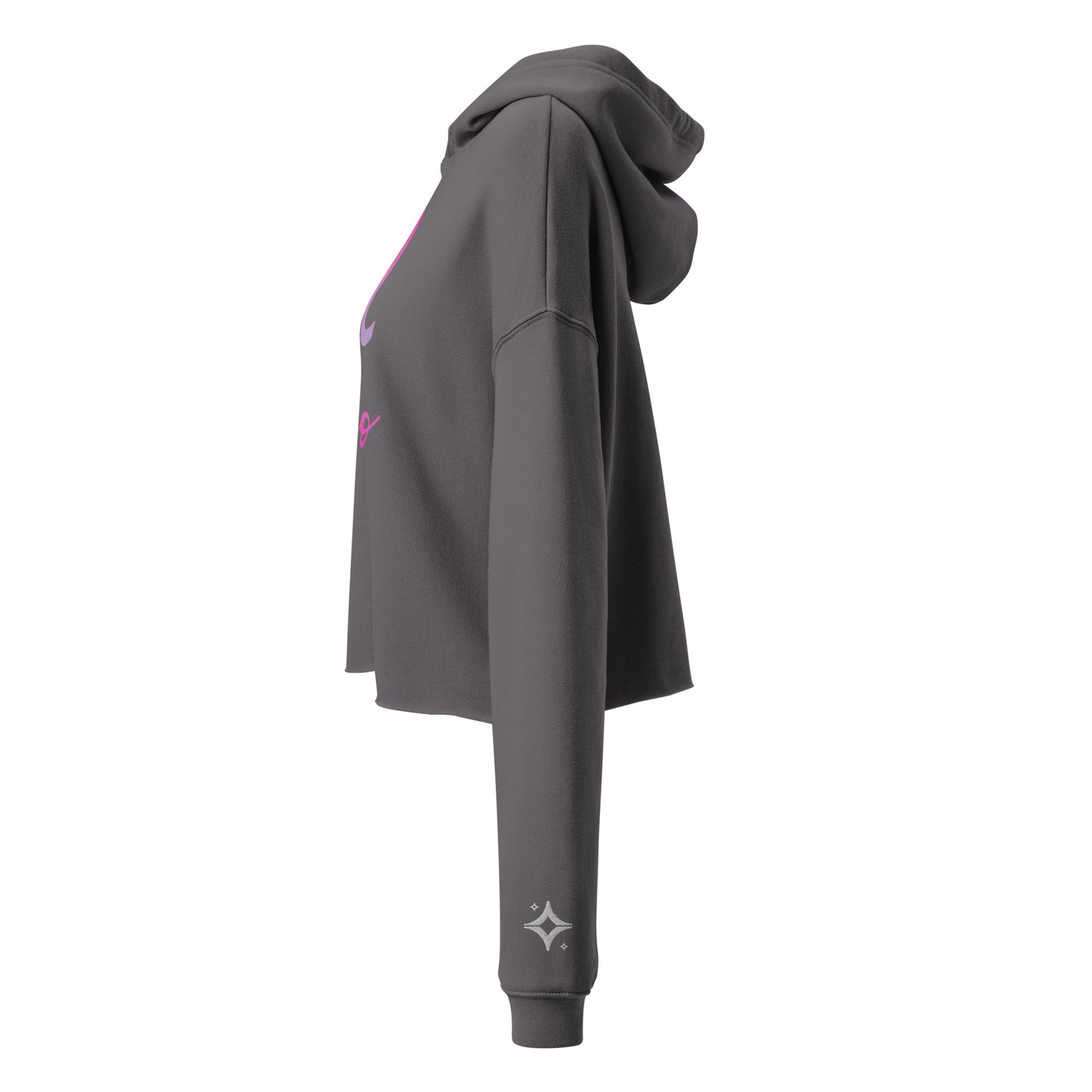 Leo Cosmic Crop Hoodie
